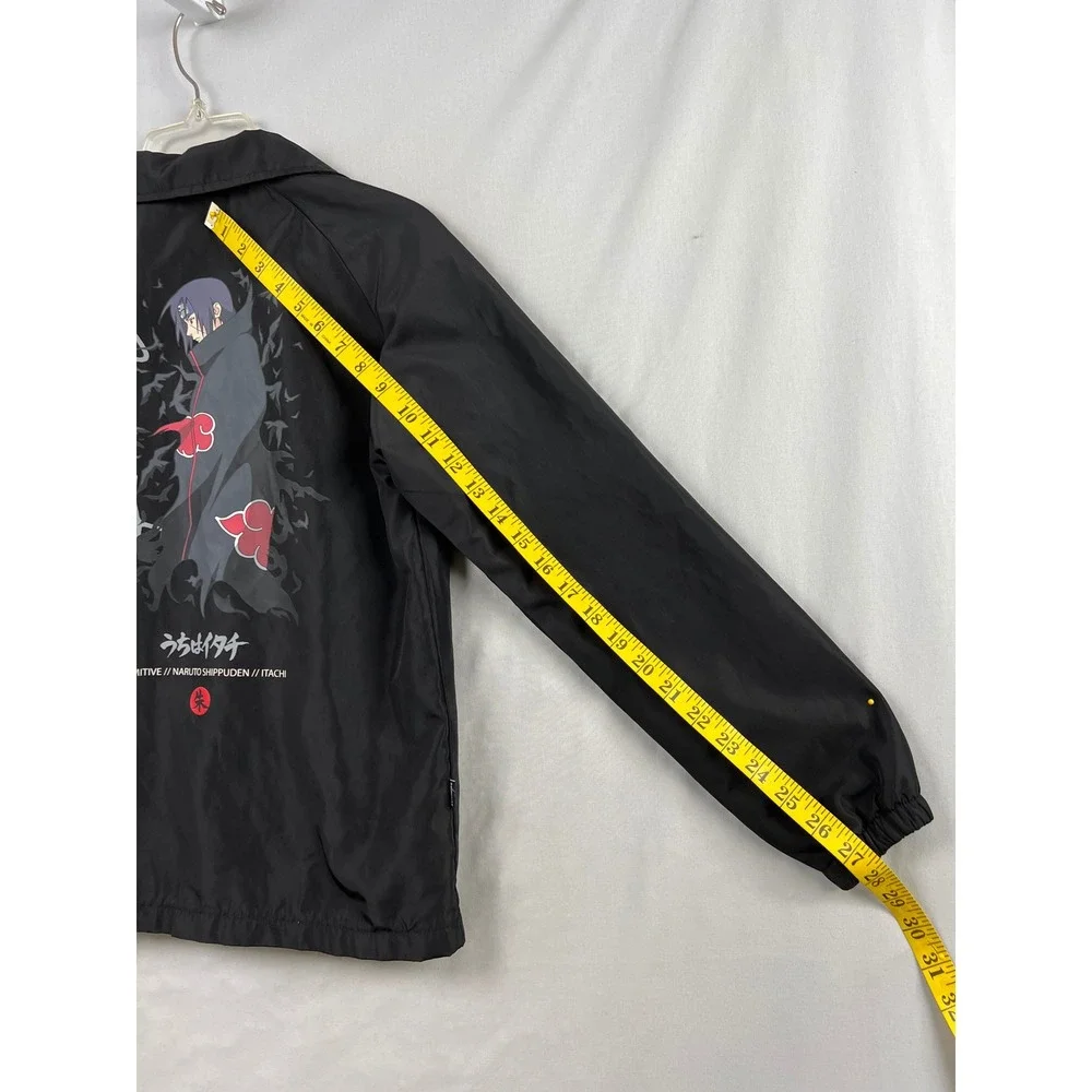 Primitive Naruto Shippuden Mens M Itachi Uchiha Coaches Jacket Akatsuki Cloud